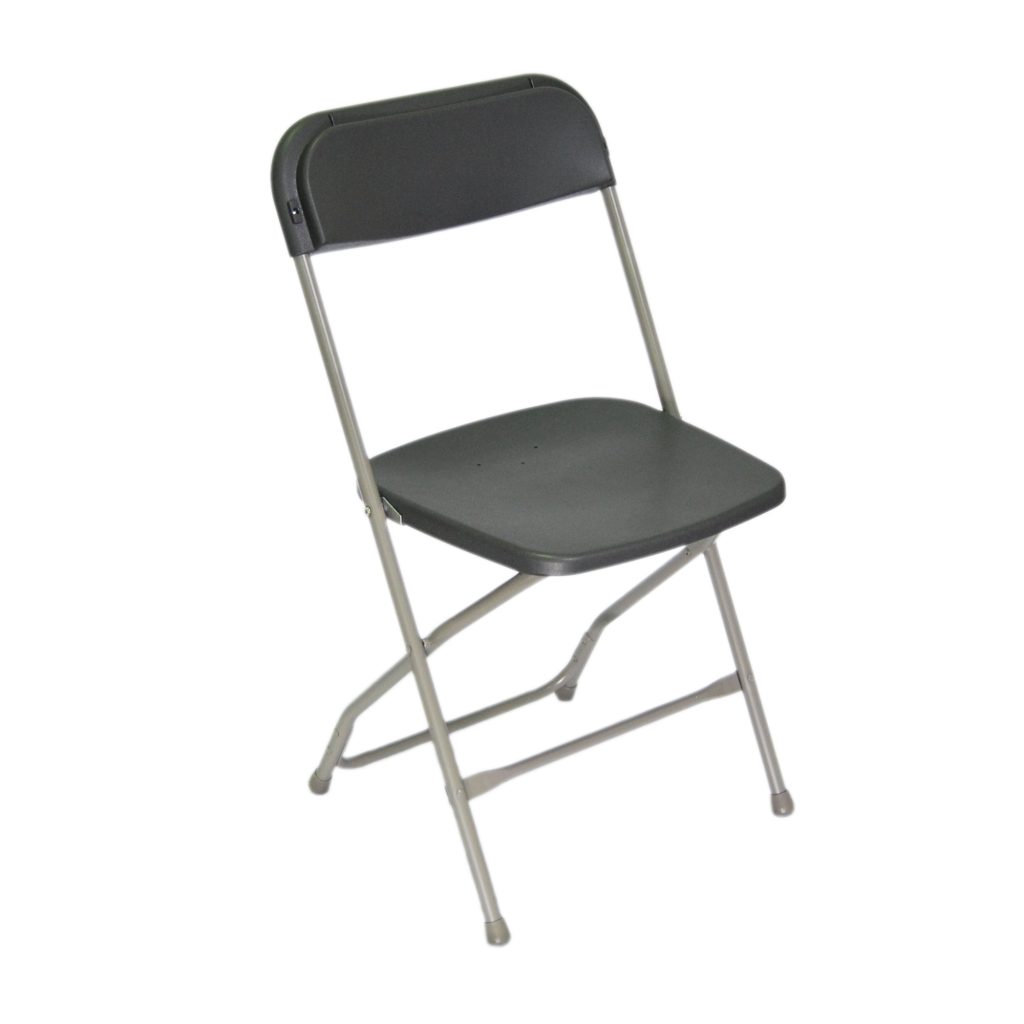 Chaise pliante plastique gris charbon CT200-03-P04 CT200-03-P04