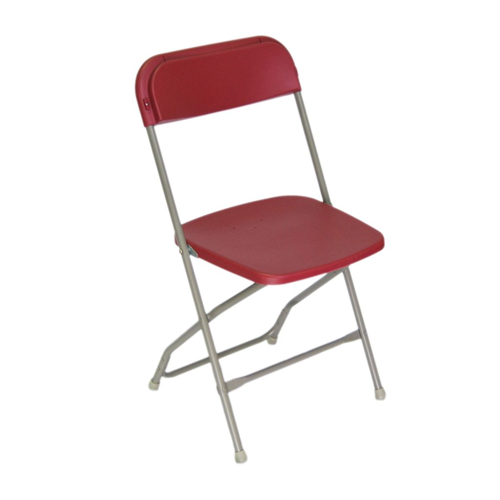 Chaise pliante plastique bourgogne CT200-03-P09 CT200-03-P09