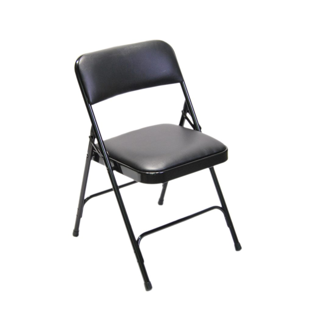 Chaise pliante rembourrée en vinyle CT223-01-V01 CT223-01-V01