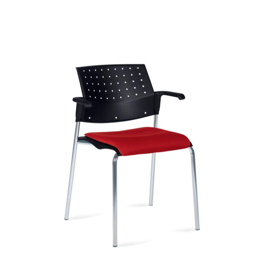 Chaise empilable avec accoudoirs GLB-6514